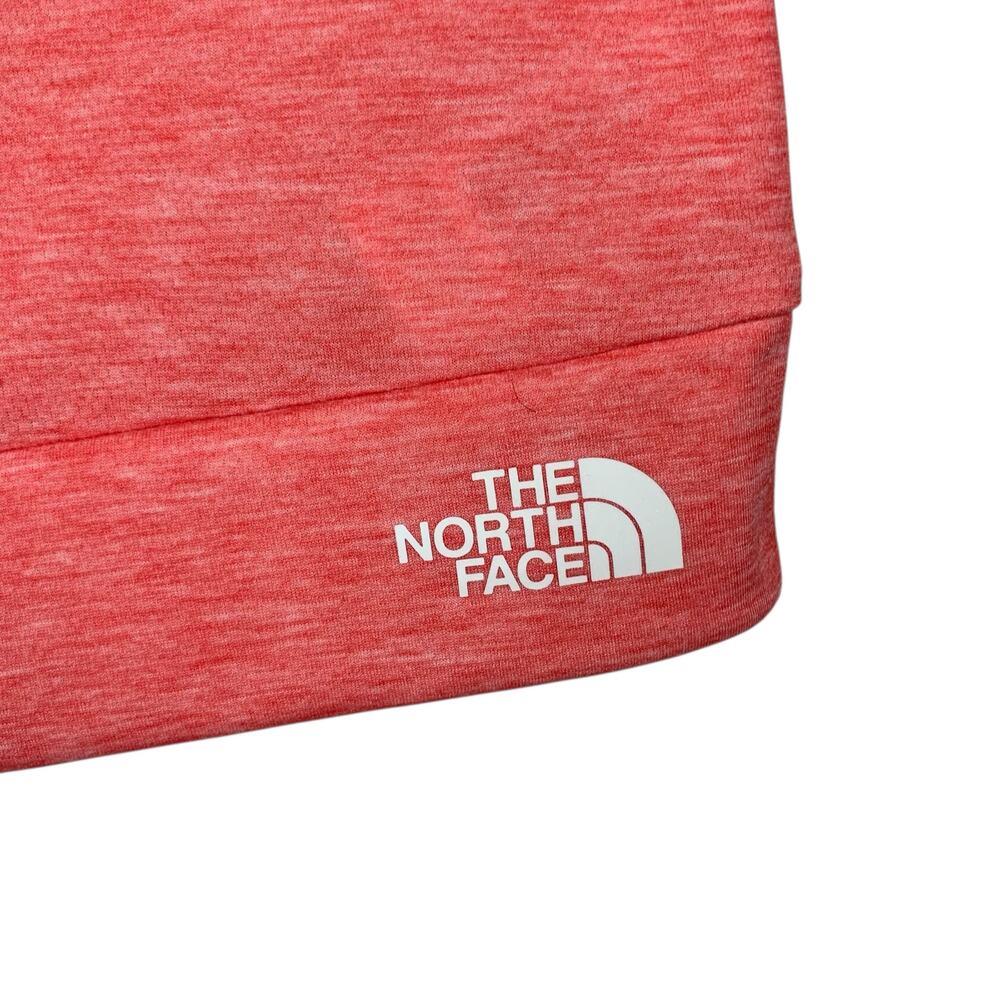 The North Face Crop Top Short Sleeve Coral Pink T-shirt Fitted Shirt Women's M - Picture 4 of 8